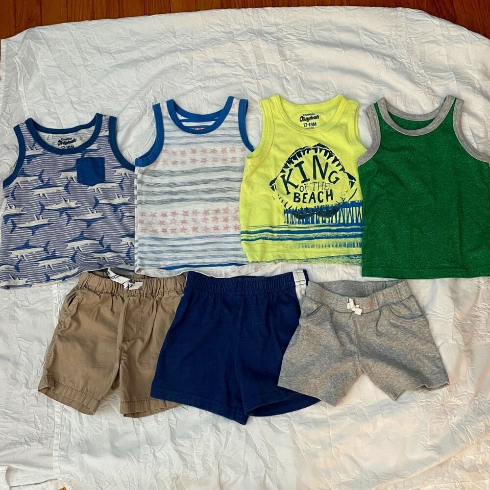 Summer clothes for baby boy size 12 months